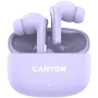 Ausinės Canyon TWS-9 CNS-TWS9P – Tikros belaidės – Bluetooth 5.4 – Į ausis – 6h + 30h veikimo laikas – USB-C įkrovimo dėklas – Liečiamas valdymas – alyvinė