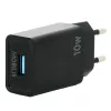 Mobilis – Greitas įkroviklis – 10,5 W – QC (USB) – Juodas – Europos kištukas (001360)