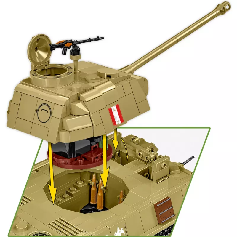 Blokų rinkinys Panzer V Panther G Pudel 1133 blokai