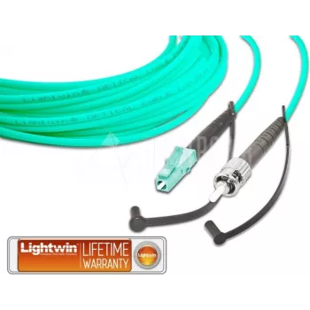 Lightwin Aukštos Kokybės Simplex LWL Šuoliukas, MM OM3, LC - ST (LSP-50 LC-ST 2.0 OM3)