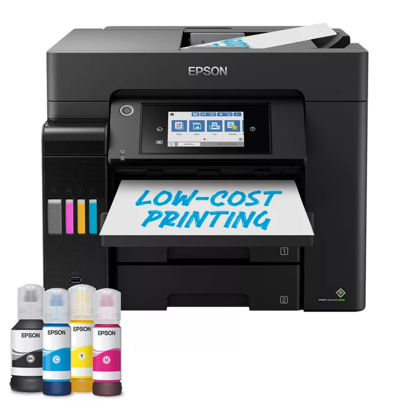 Epson EcoTank ET-5855 Daugiafunkcis rašalinis spausdintuvas A4 4800x2400 DPI 25 ppm Wi-Fi