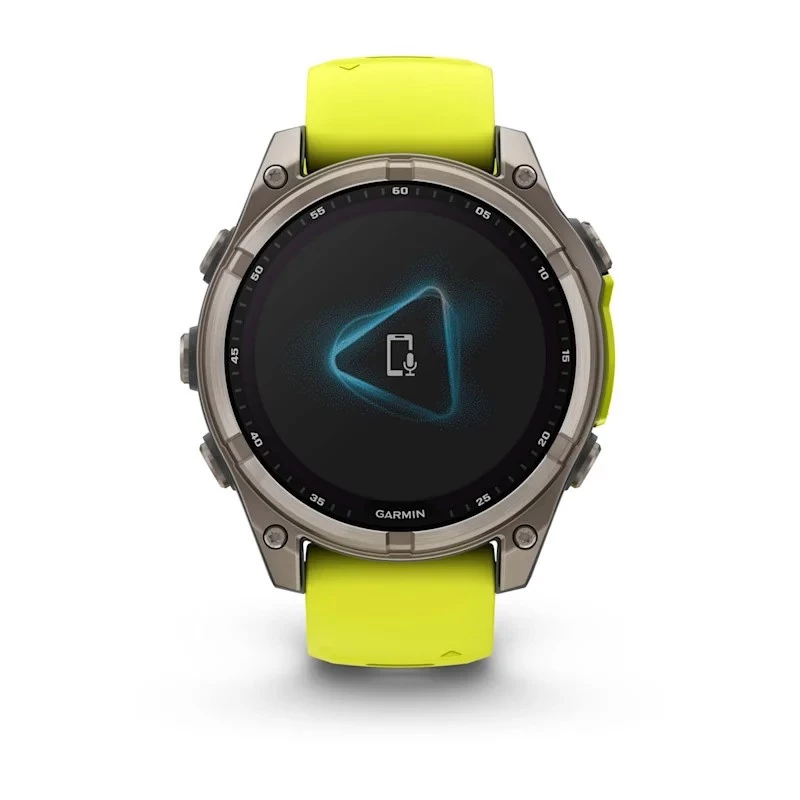 Garmin fenix 8 3,3 cm (1,3 colio) 47 mm skaitmeninis jutiklinis ekranas 260 x 260 pikselių titano korpusas su Wi-Fi ir GPS palydovine navigacija