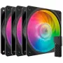 3 vnt. komplektas COOLER MASTER Mobius 120P ARGB ventiliatorių