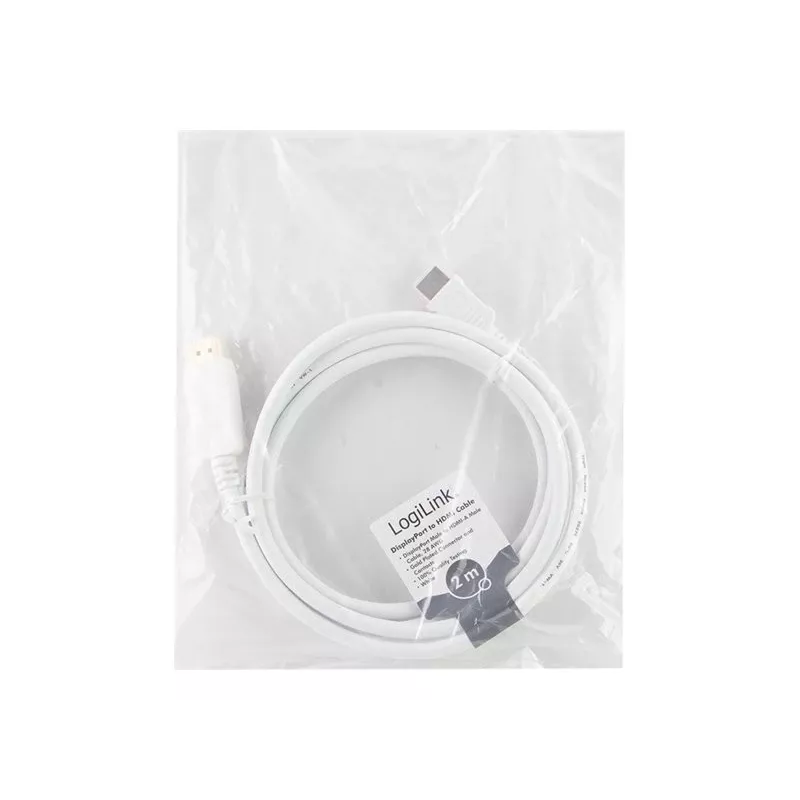 Kabelis HDMI–DP LogiLink CV0055 2m
