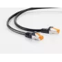 Tinklo laidas S/CONN 08-26505 Juodas 50m Cat6a S/FTP