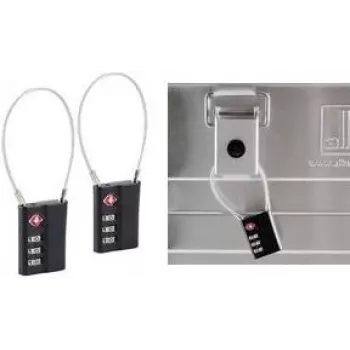 Allit AddOn Lock AluPlus 420012 sidabrinis – papildomas užraktas dėžėms ir lagaminams