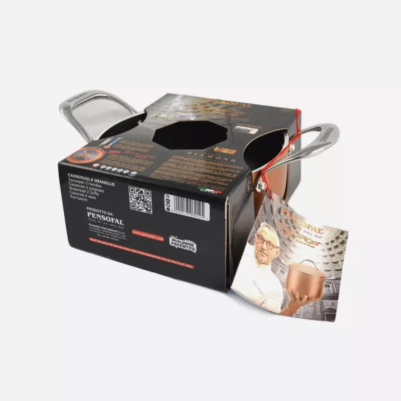 Puodas Pensofal Magnifiqa Diamond Pro 24 cm su nelimpančia danga, tinka indukcijai