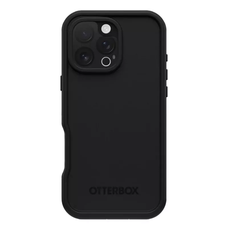 OtterBox FRE – vandeniui atsparus telefono dėklas su MagSafe, skirtas iPhone 16 Pro Max, juodas