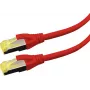 LOGON APR6A015R Tinklo kabelis Cat6a S/FTP (S-STP) Raudonas 1,5 m RJ-45–RJ-45