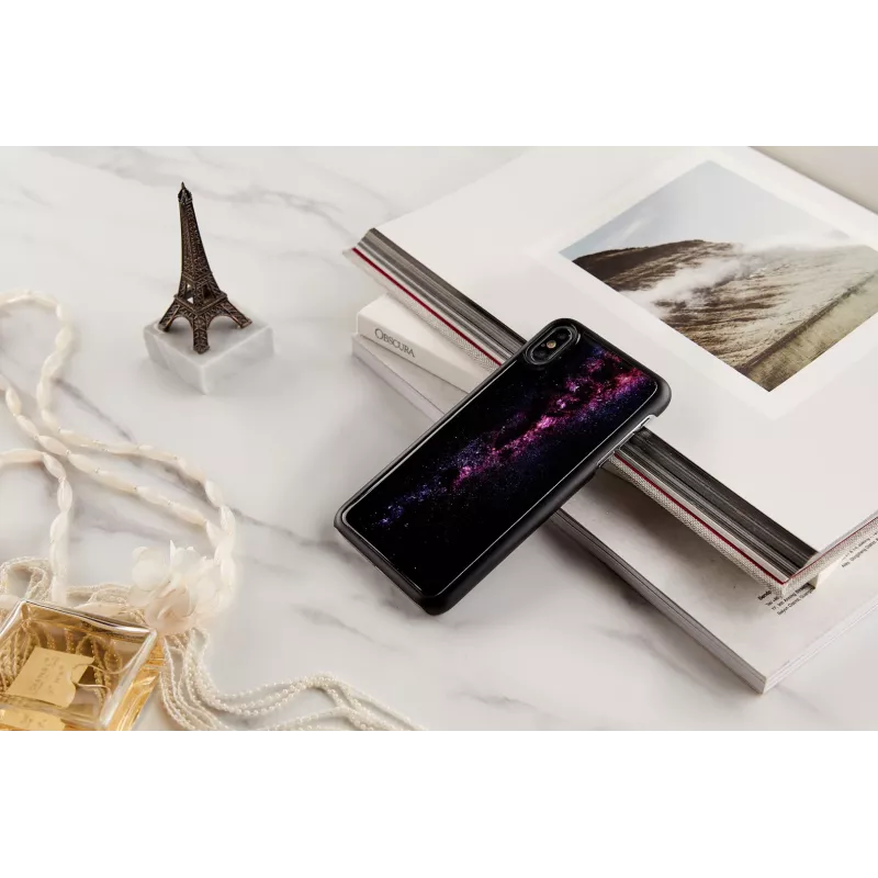 Dėklas telefonui iKins, skirtas iPhone XS Max — milky way black