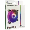 Inter-Tech Argus RS-061 RGB 120 mm kompiuterio korpuso ventiliatorius, 120x120x25 mm, PWM