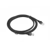 Tinklo kabelis LANBERG PCU5-10CC-0200-BK RJ-45 Cat5e U/UTP 2 m Juodas