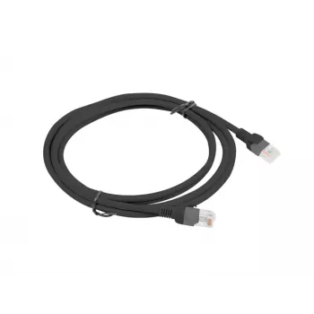 Tinklo kabelis LANBERG PCU5-10CC-0200-BK RJ-45 Cat5e U/UTP 2 m Juodas