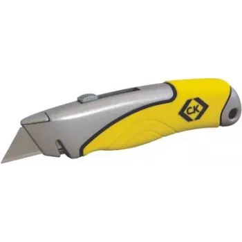 Komunalinis peilis C.K Tools T0957-1 nerūdijančio plieno geltonas snap-off ašmenimis