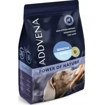 ADDVENA Power of Nature Adult Sensitive Small Ėriena - sausas šunų ėdalas - 2,5 kg