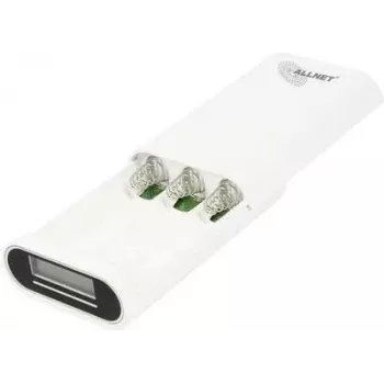 ALLNET ALL-PB103 balta universalioji nešiojama baterija su LCD ekranu, Micro-USB + USB-C, USB, 3,7 V