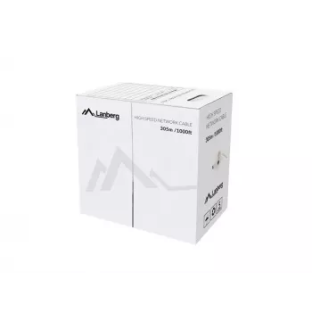Tinklo kabelis Lanberg LCU5-12CU-0305-B U/UTP Cat5e 305 m mėlynas