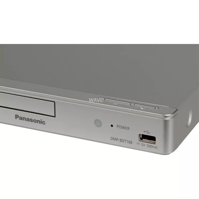 Panasonic Blu-ray grotuvas DMP-BDT168EG – DVD, MP3, WMA, JPEG, WAV, XviD, AAC, AVCHD, MKV, CD-DA, FLAC, MPO, BD-MV, ALAC, USB
