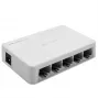 Tinklo jungiklis QOLTEC 52247 5 x RJ45 prievadai 1000Mbps Gigabit nevaldomas