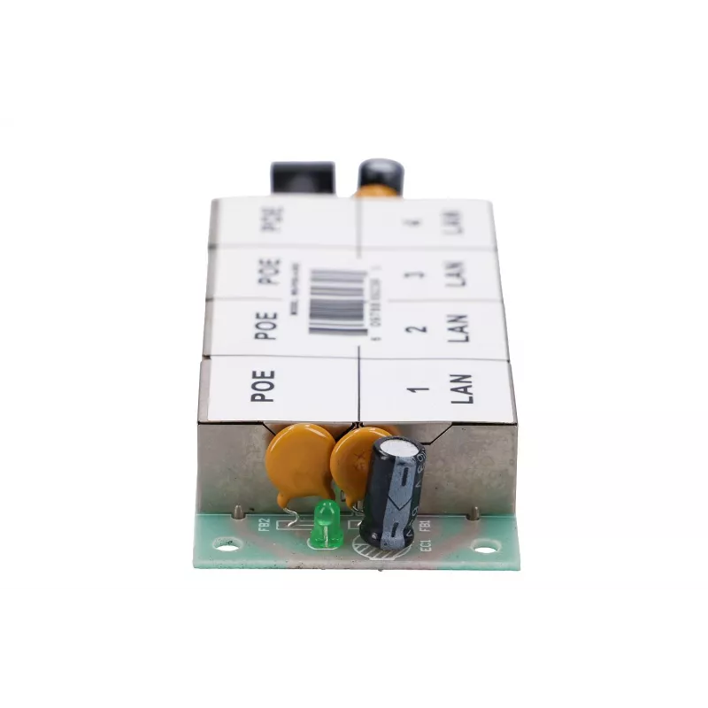 Extralink 4 prievadų PoE injektorius 4x 100Mb/s RJ45, Fast Ethernet, 48 V, be korpuso