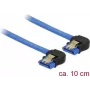 SATA kabelis DeLOCK 85094 0,1 m SATA 7-pin juodas mėlynas
