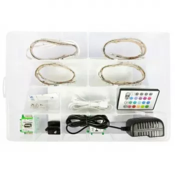 RGB LED juosta ALLNET Brick’R’knowledge kintamos spalvos ALL-BRICK-0619