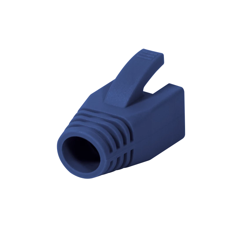 Logilink RJ45 kištuko įtempimo mažinimo gaubtas, 8,0 mm (50 vnt.) MP0035B mėlynas