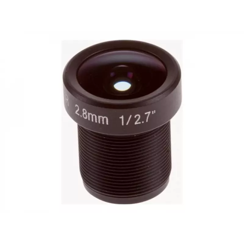 Lęšis Axis M12 2,8 mm F1,2 juodas vidaus patalpoms, 170° žiūrėjimo kampas