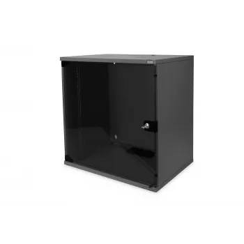 DIGITUS Professional - Spinta - SOHO, neišardyta - 540x400 mm (pxg) - tinkama montuoti ant sienos - Juoda, RAL 9005 - 12U - 48,3 cm (19 inch) (DN-19 12-U-S-SW)