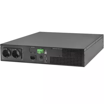 Qoltec 52285 nepertraukiamo maitinimo šaltinis (UPS) Dvigubo keitimo (Online) 1 kVA 1000 W 2 AC lizdai