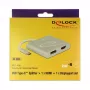 USB grafikos adapteris DeLOCK 87716 2560 x 1440 pikseliai sidabrinis