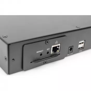 DIGITUS Professional DS-72216 – KVM jungiklis, 16 KVM prievadų, montuojamas į stelažą
