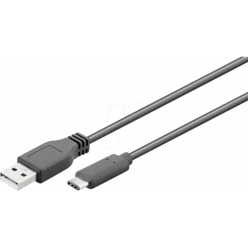 Wentronic 41074 USB laidas 1 m 3.2 Gen 2 (3.1 Gen 2) USB A USB C juodas (41074)