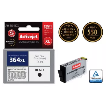 Kasetė Activejet AH-364BCX (HP 364XL CN684EE pakaitalas; Premium; 20 ml; juoda)