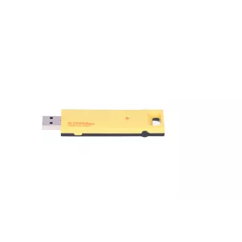 USB belaidis adapteris Extralink U1200AC AC1200 dviejų juostų, geltonas plastikas