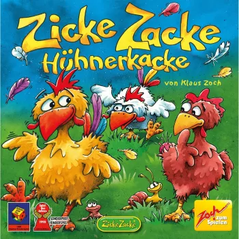 Zicke Zacke Chicken Cha Cha Cha, stalo žaidimas, Vaikų žaidimų metų žaidimas 1998