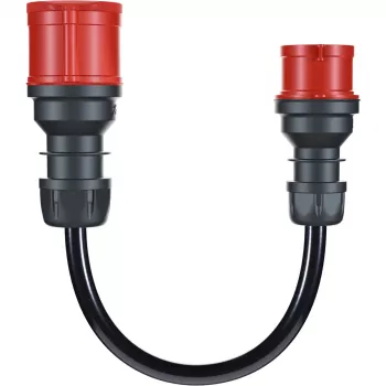 GO-E Adapteris Gemini flex 22 kW CEE raudonas trifazis 32A > CEE raudonas 16A juodas 30 cm