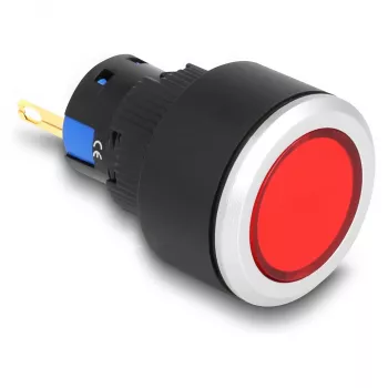 Pramoninė LED lemputė DELOCK 22053 — 1 LED, IP40/IP65, AC 250V 5A, Ø 2,5 cm, A 42 mm