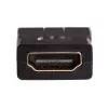 Akyga AK-AD-40 HDMI (M) į HDMI (F) 180° pasukamas kampinis adapteris, juodas