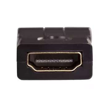 Akyga AK-AD-40 HDMI (M) į HDMI (F) 180° pasukamas kampinis adapteris, juodas
