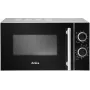 Amica AMGF20M1GS mikrobangų krosnelė su griliu, 20 L, 700 W, juoda/sidabrinė