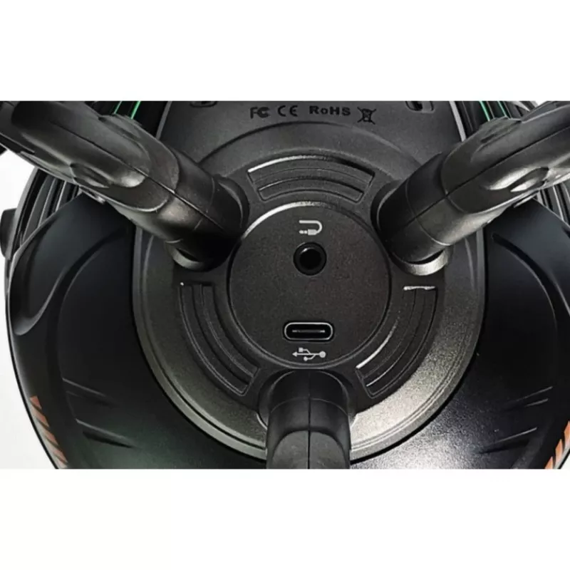 Belaidis garsiakalbis Zoeao GravaStar F metalo pilkos spalvos - 20W, Bluetooth 5.0, 30h baterija