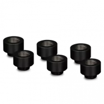 Thermal Grizzly DeltaMate Extender MF10 – vandens aušinimo jungtis, juoda, 6 vnt. (TG-DM-FIT-6006)