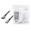 USB3.2 Gen2 Type-C į USB-C/F, PD, AV, 0,5m ilginimo laidas