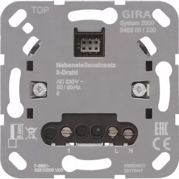 GIRA 540900 S3000 šoninis jungiklis 3 laidai