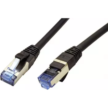 Value 21.99.1964 Tinklo kabelis juodas 0,3 m Cat6a S/FTP (S-STP)