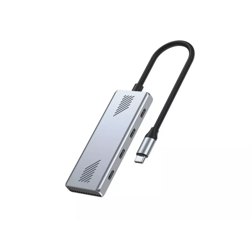GEMBIRD UHB-CM-U310-C4-01 USB-C 3.2 Gen 2 4 prievadų šakotuvas
