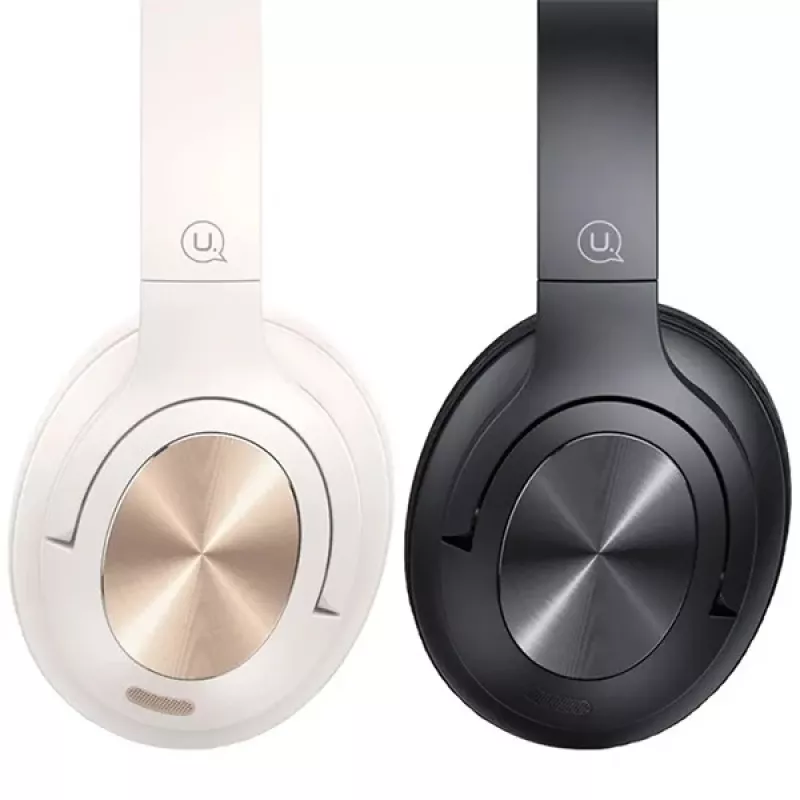 Usams Ausinės Bluetooth 5.3 Uždedamos Us-yh Series Juodos/juodos TDLYEJYS01