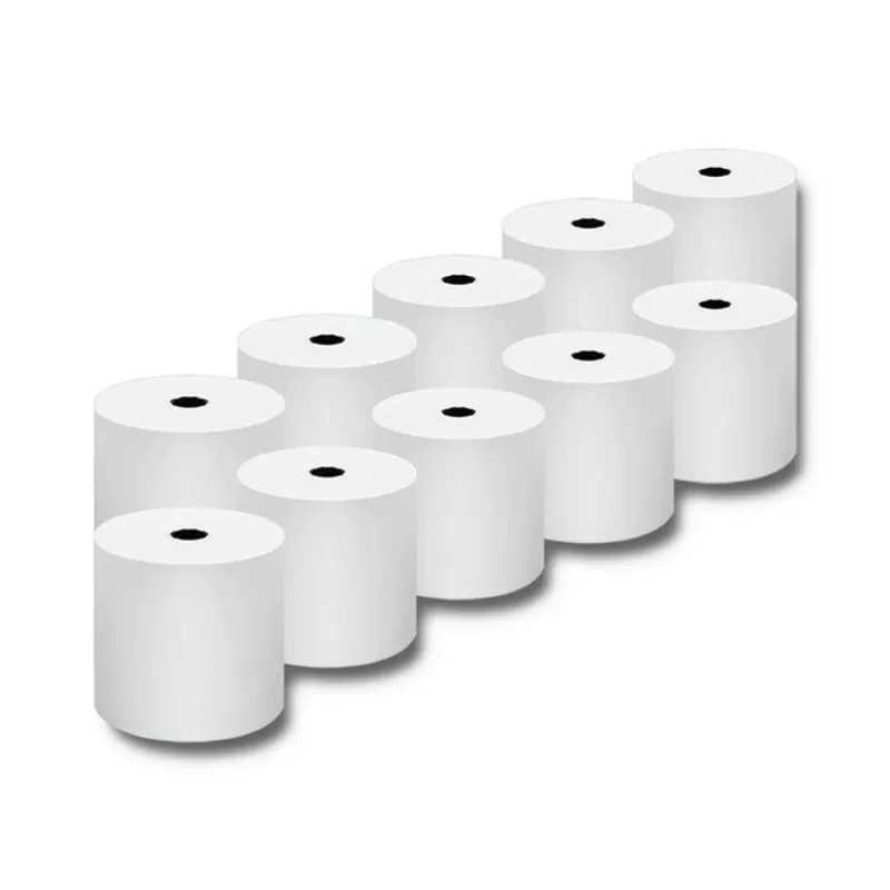 Qoltec 51892 Terminis popieriaus rulonas 80 x 80 | 55g/m2 | 10 vnt. | be BPA