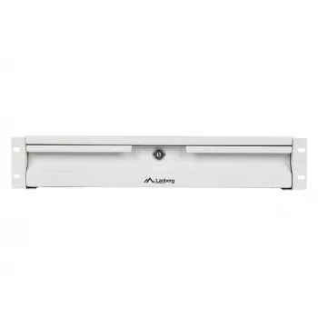 Stalčius 19 inch 2U 360mm pilkas LANBERG (2U/483x360mm, apkrova iki 90 kg, tvirtinimas 4 taškais)